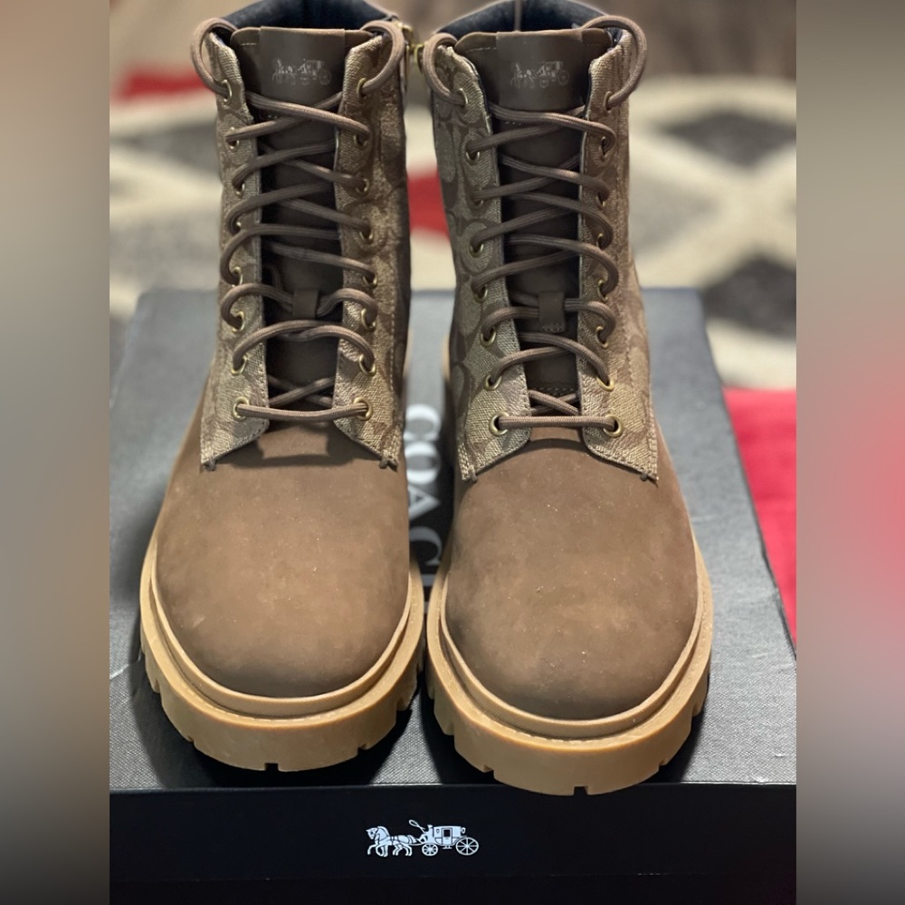Coach Citysole Boots Khaki Faded Birch Men’s 10D